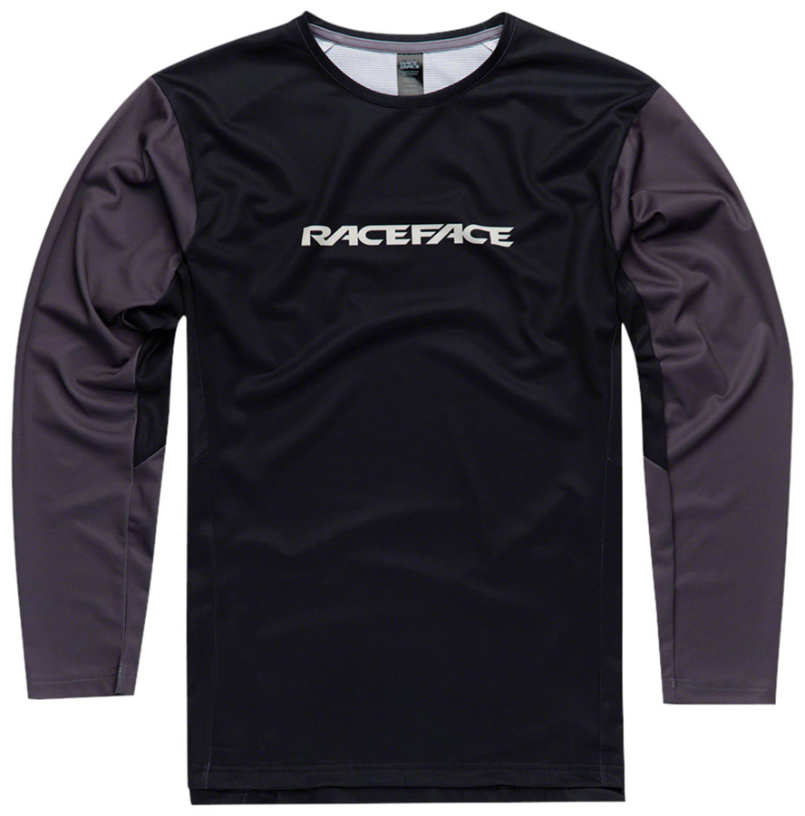 RaceFace Indy Jersey - Long Sleeve Mens Charcoal Small