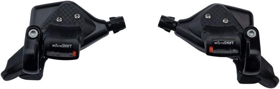 microSHIFT TS71 Thumb Tap Shifter Set 7-Speed Triple Optical Gear Indicator Shimano Compatible
