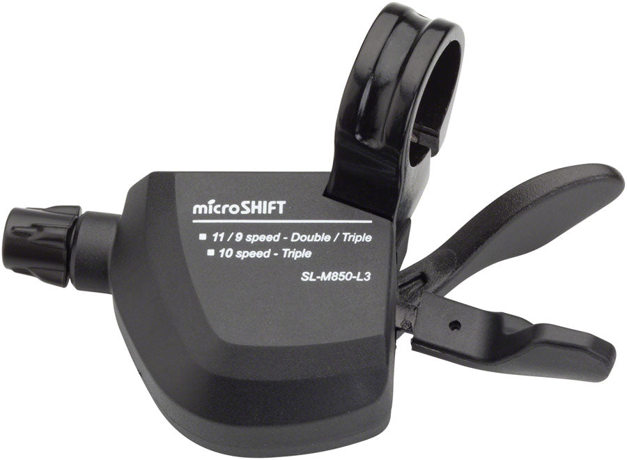 microSHIFT MarvoLT Left Trigger Shifter Triple Alloy Lever Shimano Compatible