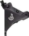 Campagnolo Super Record Ergopower EPS Hydraulic Brake/Shift Lever Disc Caliper - Left/Front 12-Speed 160mm Flat Mount Caliper BLK