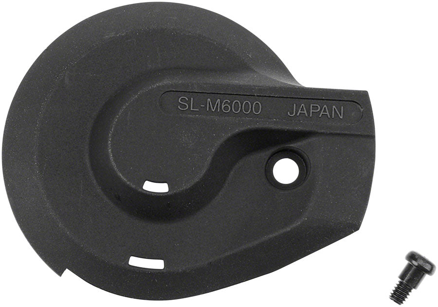 Shimano SL-M6000 Shifter Cover and Fixing Screw - Right Black