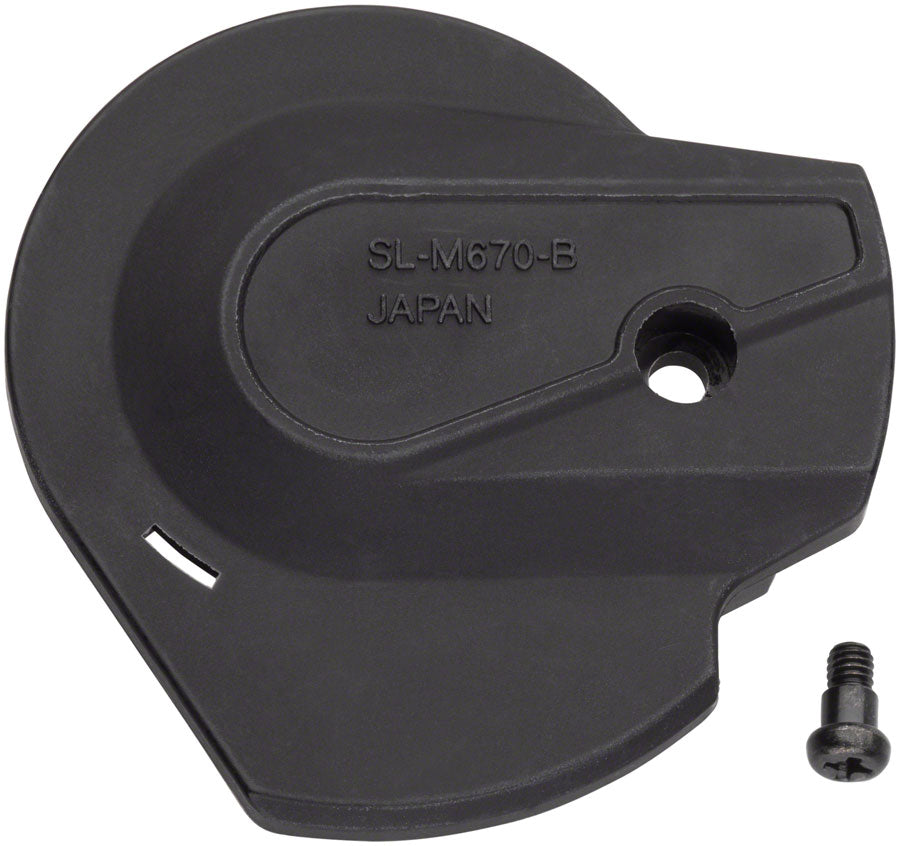 Shimano SLX SL-M670-B-I Right Shift Lever Cover and Fixing Screw