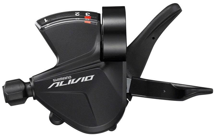 Shimano Alivio SL-M3100-L Shifter - Left 3-Speed RapidFire Plus Optical Gear Display