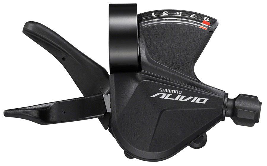 Shimano Alivio SL-M3100-R Shifter - Right 9-Speed RapidFire Plus Optical Gear Display