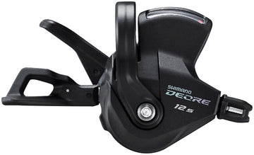 Shimano Deore SL-M6100-R Right Shift Lever - 12-Speed RapidFire Plus Optical Gear Display BLK