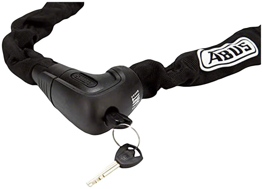 Abus  9809K/140 Steel-O-Chain Key Lock - Black