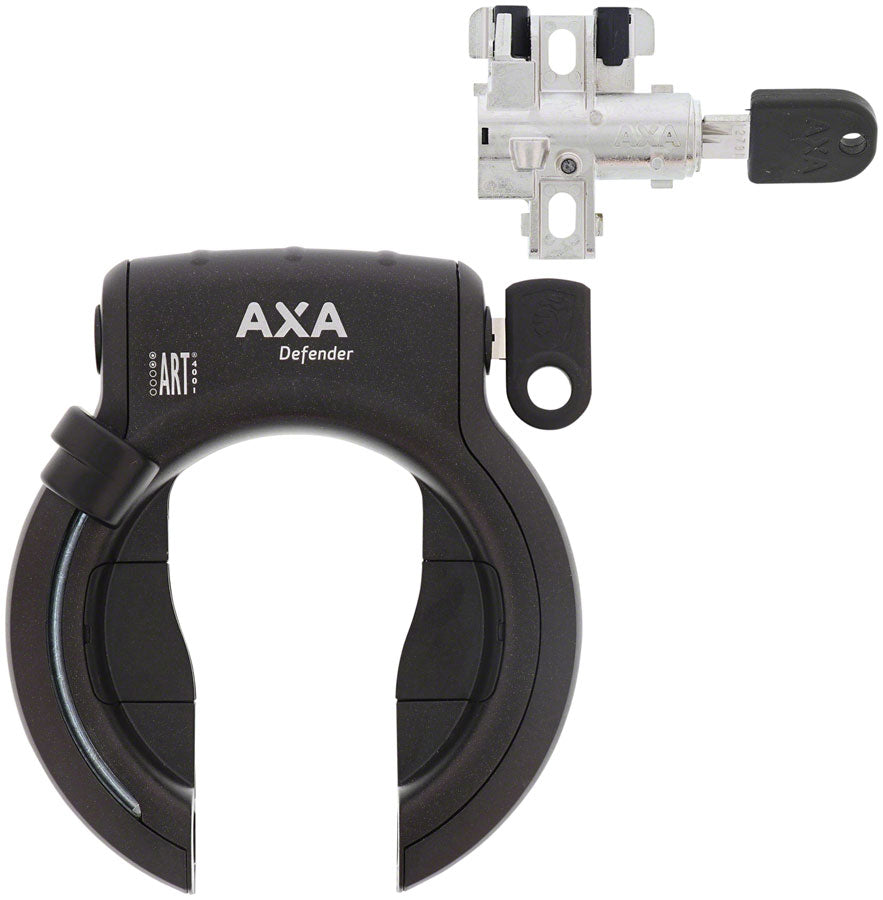 AXA Defender Ring Lock w/Bosch Battery Pack Lock - Tube Style