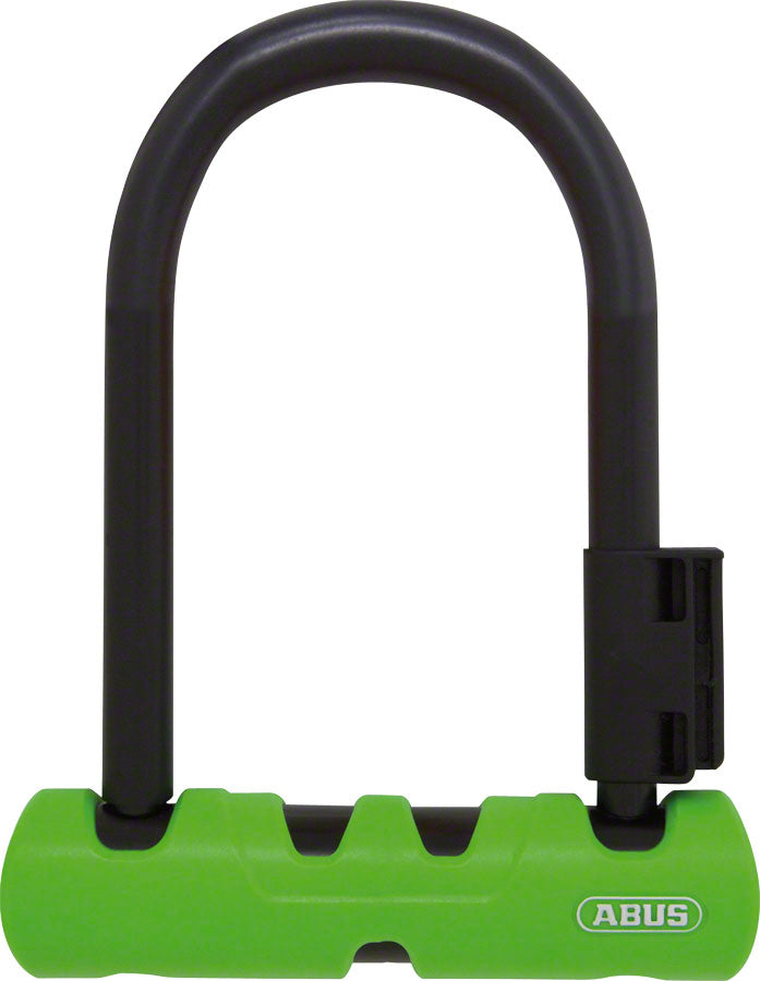 Abus Ultra 410 U-Lock - 3.9 x 5.5&quot; Keyed Black/Green Includes bracket