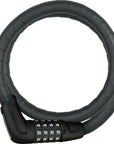 ABUS Combination Cable Lock Steel-O-Flex Tresor 6615C 85cm x 15mm With Mount BLK