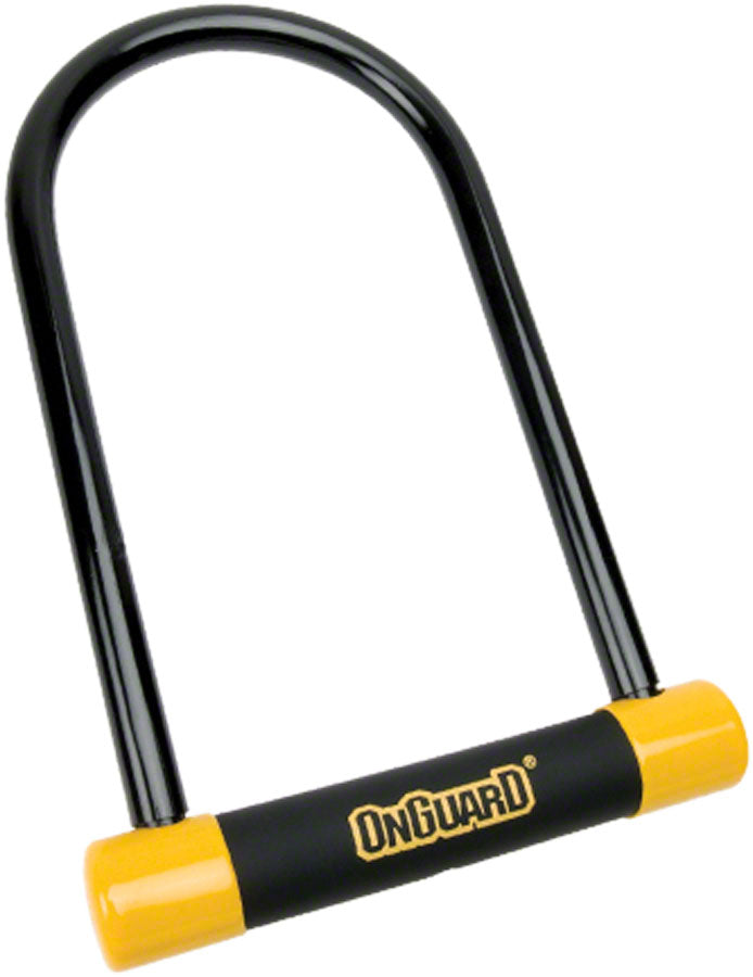 OnGuard BullDog Series U-Lock - 5 x 9&quot; Keyed Black/Yellow Includes bracket