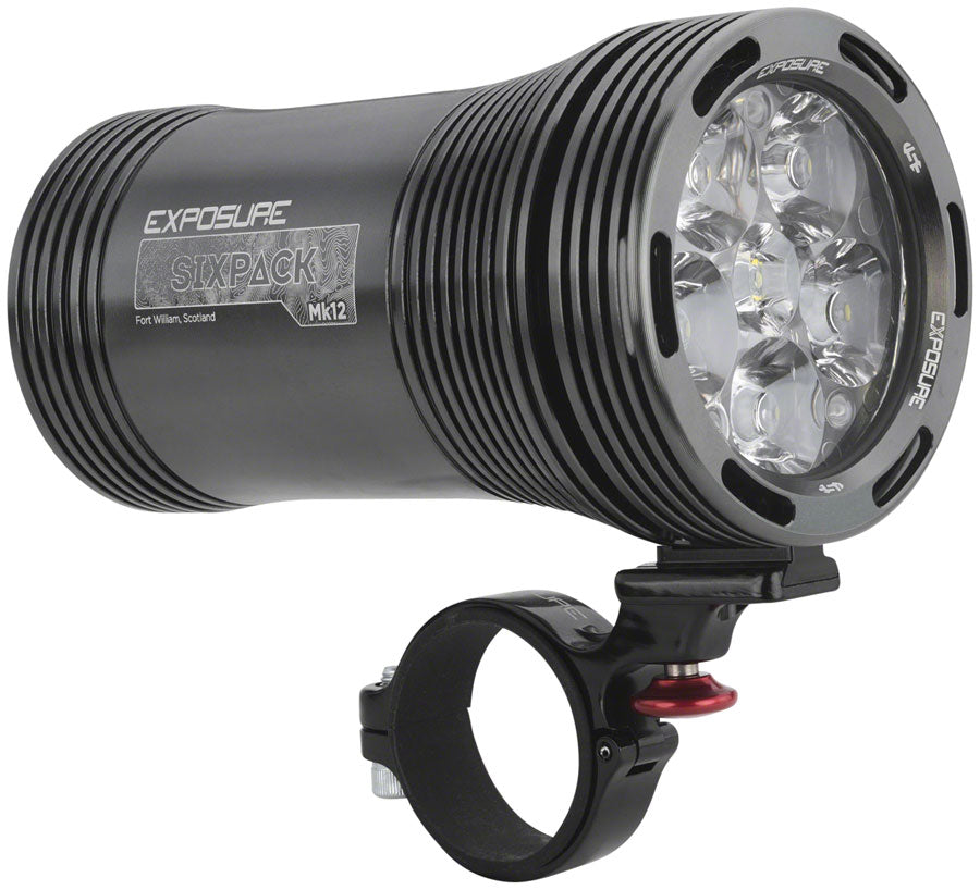 Exposure Six Pack Mk12 Headlight - 5250/3750 Lumens REFLEX Technology Gun Metal BLK