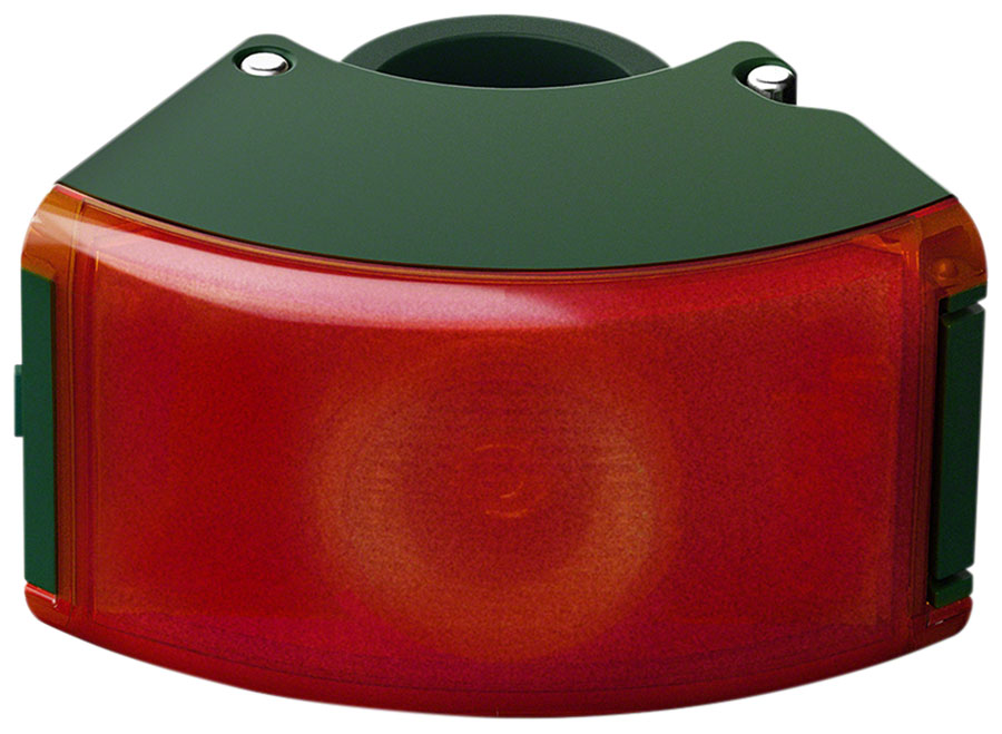 Bookman Curve Taillight - Rechargable Green