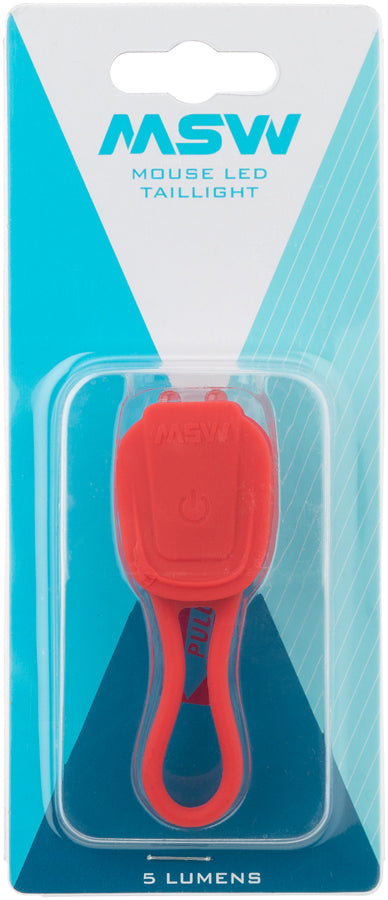 MSW Mouse LED Taillight: Red