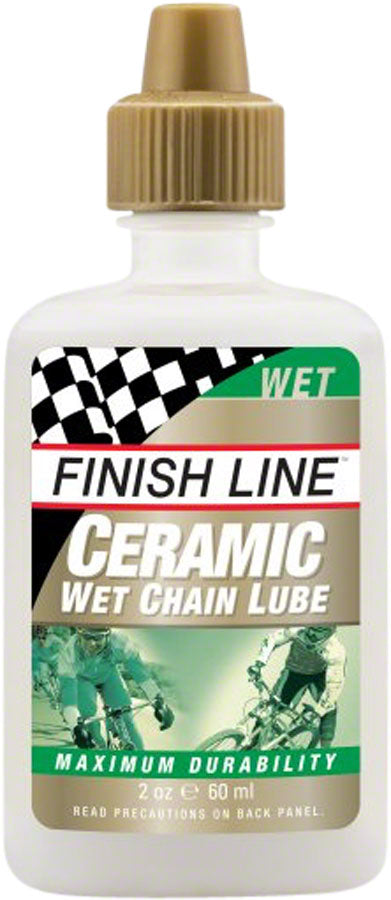 Finish Line Ceramic Wet Bike Chain Lube - 2oz Drip - The Bike Hub