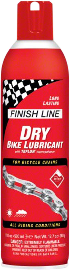 Finish Line DRY Bike Chain Lube - 17oz Aerosol