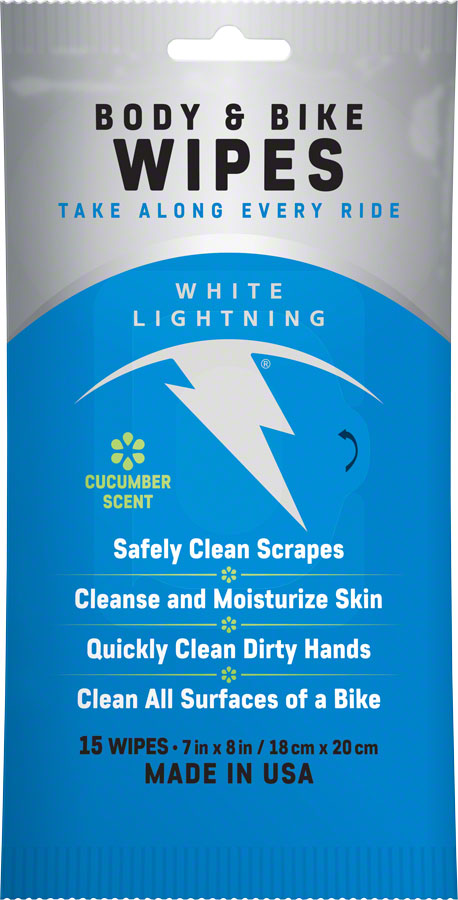 White Lightning Body &amp; Bike Wipes