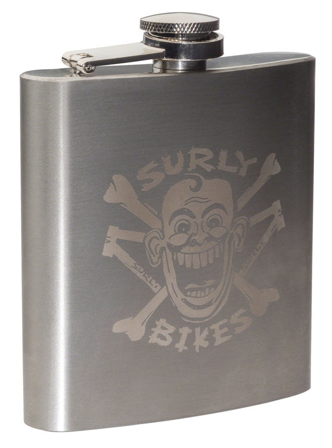 Surly Hip Flask 6oz Stainless