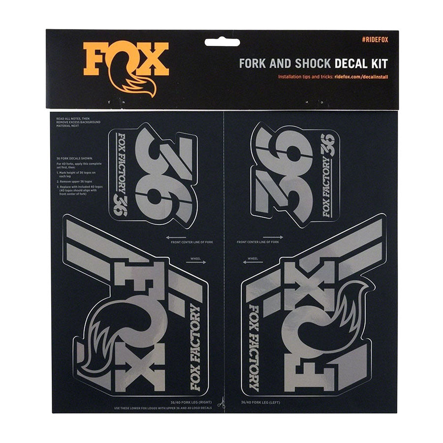 FOX Heritage Decal Kit for Forks and Shocks Stealth