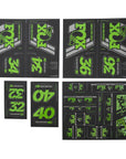 FOX Heritage Decal Kit for Forks and Shocks Green