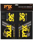 FOX Heritage Decal Kit for Forks and Shocks Yellow