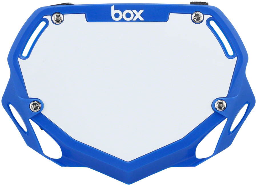 BOX Box Two Number Plate Blue - Small