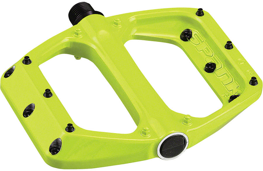 Spank Spoon DC Pedals - Platform Aluminum 9/16&quot; Lime Green