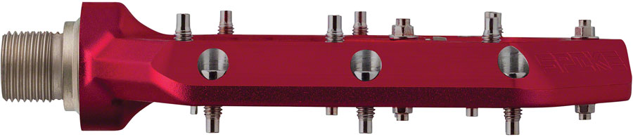 Spank Spike Pedals - Platform Aluminum 9/16&quot; Red