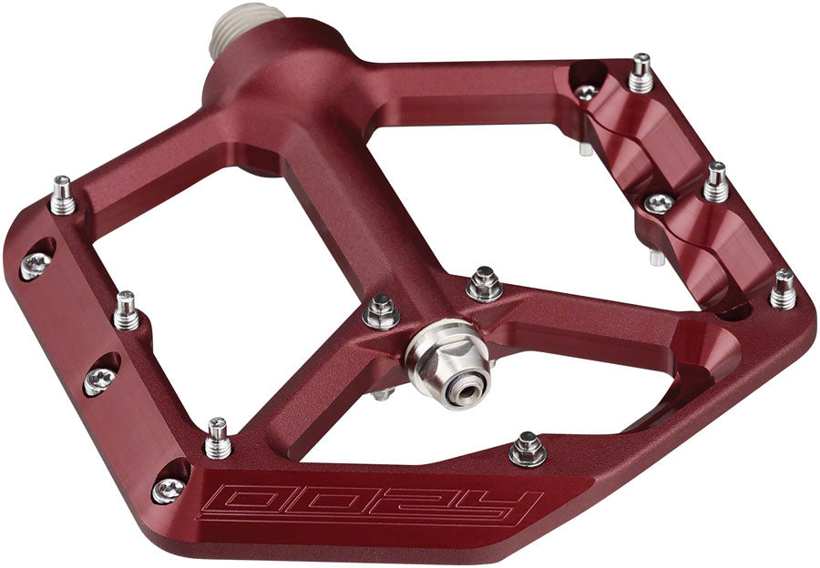 Spank Oozy Pedals - Platform Aluminum 9/16&quot; Red