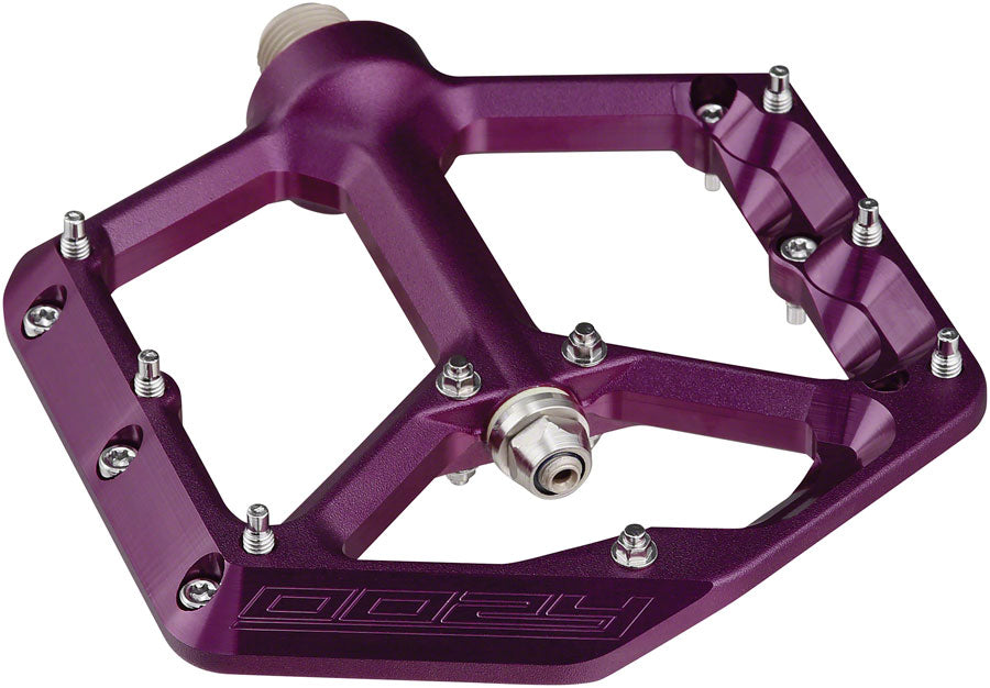Spank Oozy Pedals - Platform Aluminum 9/16&quot; Purple