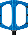 Spank SPOON DC Platform Pedals Body: Aluminum Spindle: Cr-Mo 9/16 Blue