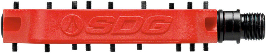 SDG Comp Pedals - Platform Composite  9/16&quot;  Red