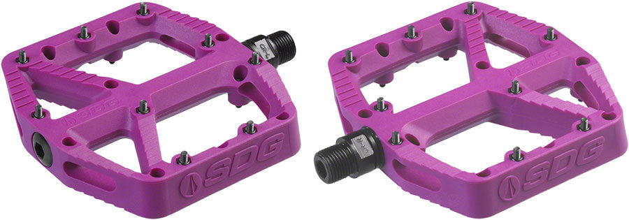 SDG Comp Pedals - Platform Composite  9/16&quot;  Purple