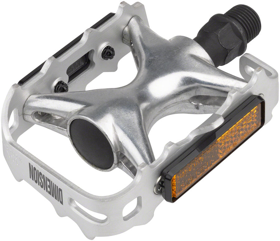 Dimension Mountain Compe Pedals - Platform Aluminum 9/16&quot; Silver