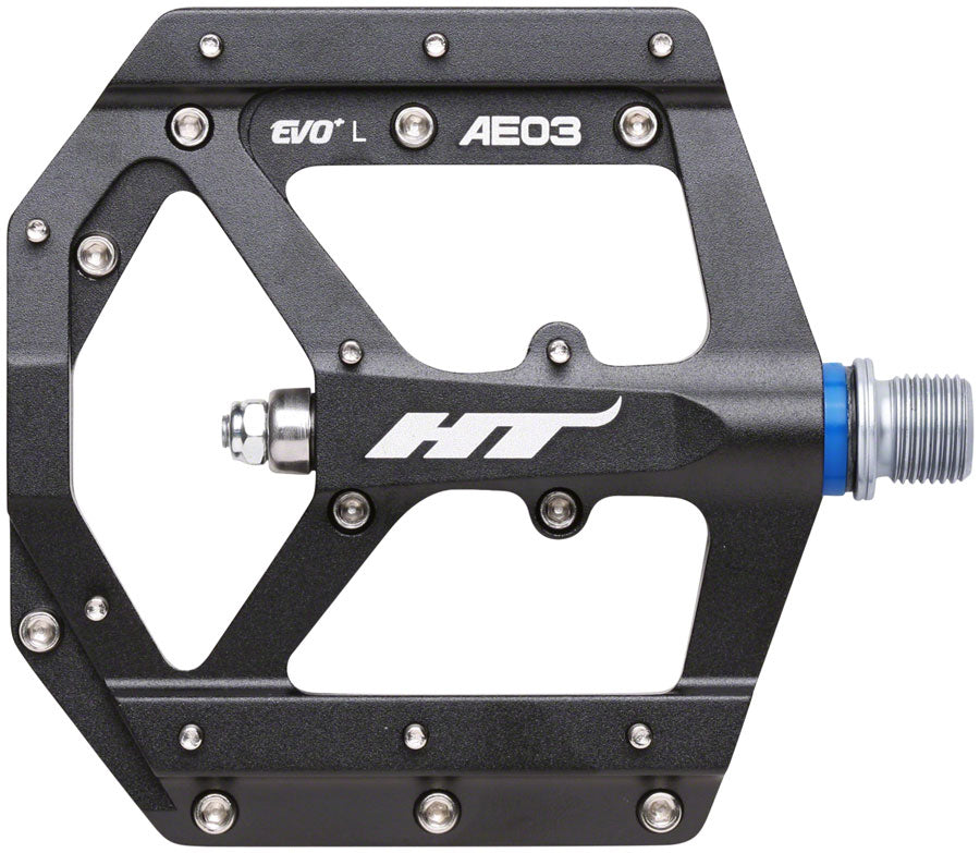 HT Components AE03(EVO+) Pedals - Platform Aluminum 9/16&quot; Black