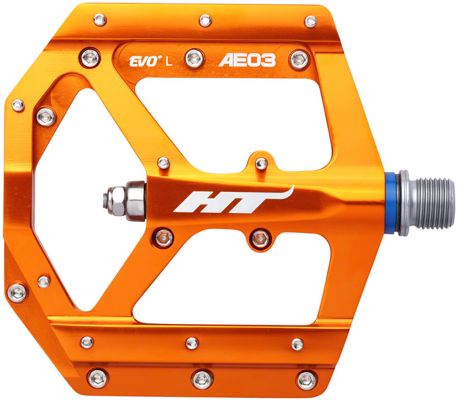 HT Components AE03(EVO+) Pedals - Platform Aluminum 9/16&quot; Orange