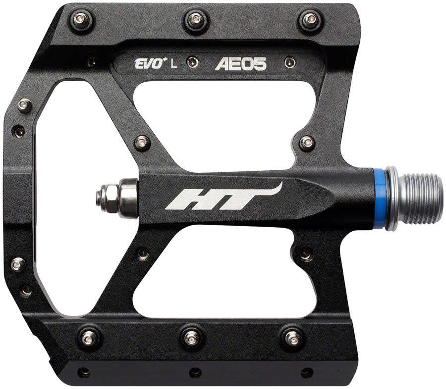 HT Components AE05(EVO+) Pedals - Platform Aluminum 9/16&quot; Black