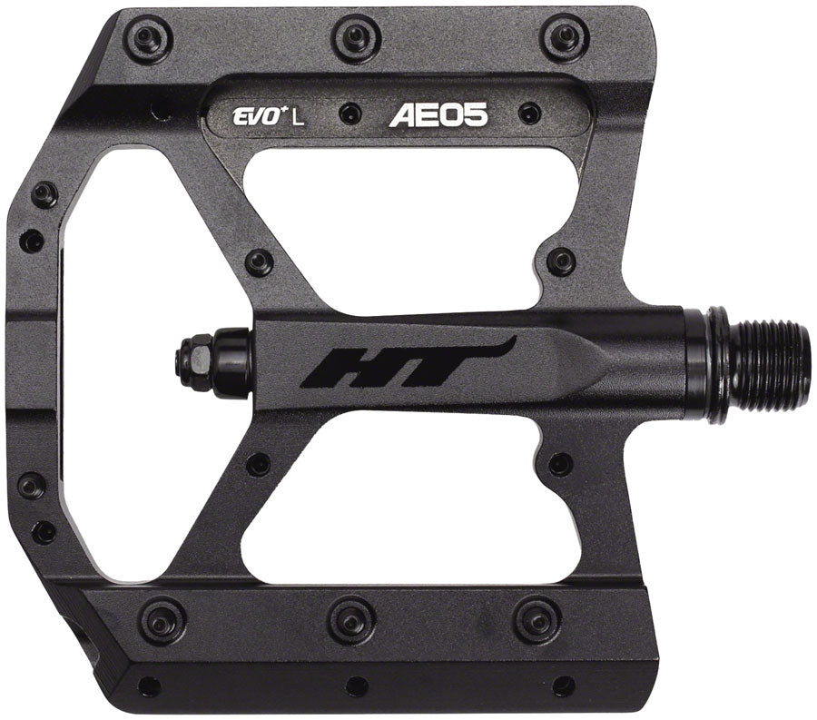 HT Components AE05(EVO+) Pedals - Platform Aluminum 9/16&quot; Stealth Black