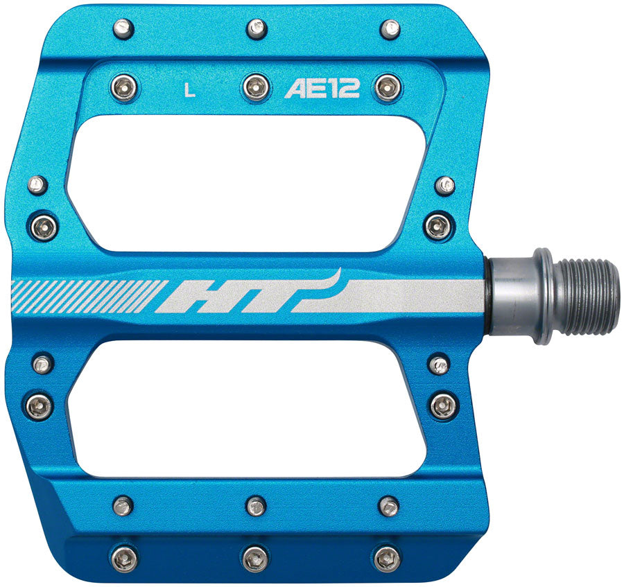HT Components AE12 Pedals - Platform Aluminum 9/16&quot; Marine Blue