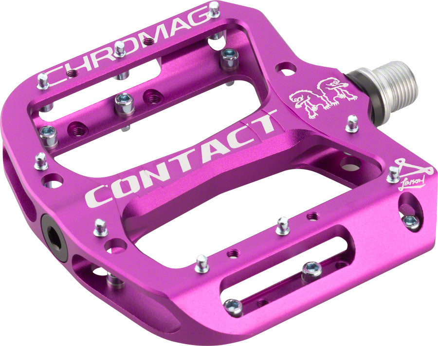Chromag Contact Platform pedals Bushing and sealed bearings Aluminium body Purple