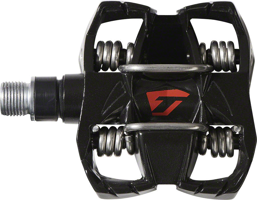 Time ATAC DH 4 Pedals - Dual Sided Clipless Platform Aluminum 9/16&quot; BLK/Red