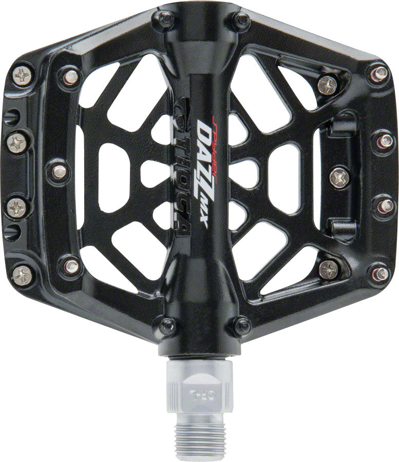 Tioga DAZZ MX Pedals - Platform Aluminum 9/16&quot; Black