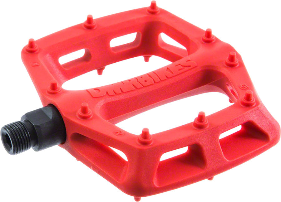 DMR V6 Pedals - Platform Plastic 9/16&quot; Red
