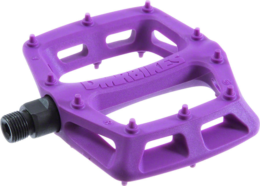 DMR V6 Pedals - Platform Plastic 9/16&quot; Purple