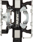 MSW CP-200 Pedals - Single Side Clipless Platform  Aluminum  9/16" BLK/Silver