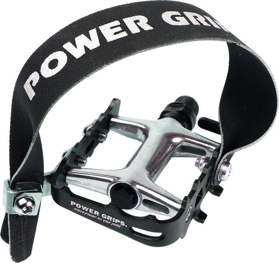 Power Grips High Performance Pedal Kit - Aluminum 9/16&quot; Black