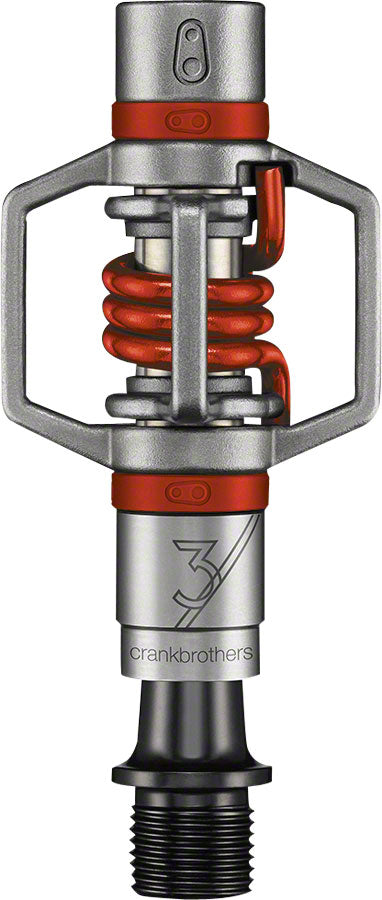 Crank Brothers Egg Beater 3 Pedals - Dual Sided Clipless 9/16&quot; Red