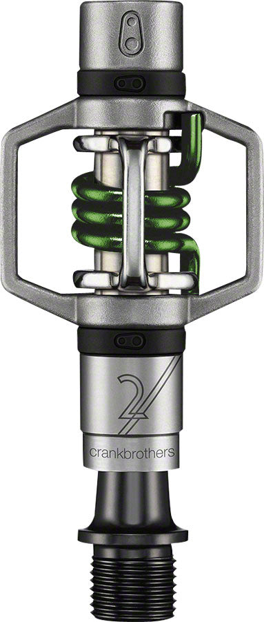 Crank Brothers Egg Beater 2 Pedals - Dual Sided Clipless 9/16&quot; Green
