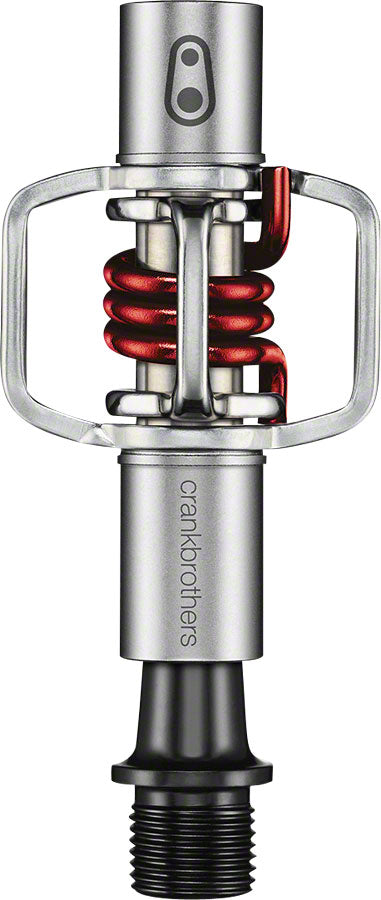 Crank Brothers Egg Beater 1 Pedals - Dual Sided Clipless Wire 9/16&quot; Red