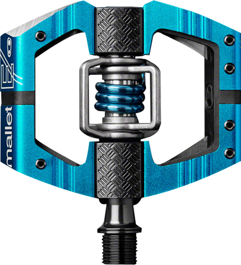 Crank Brothers Mallet Enduro Pedals - Dual Sided Clipless Platform Aluminum 9/16&quot; Blue