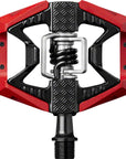 Crank Brothers Double Shot 3 Pedals - Single Side Clipless Platform Aluminum 9/16" Red/BLK